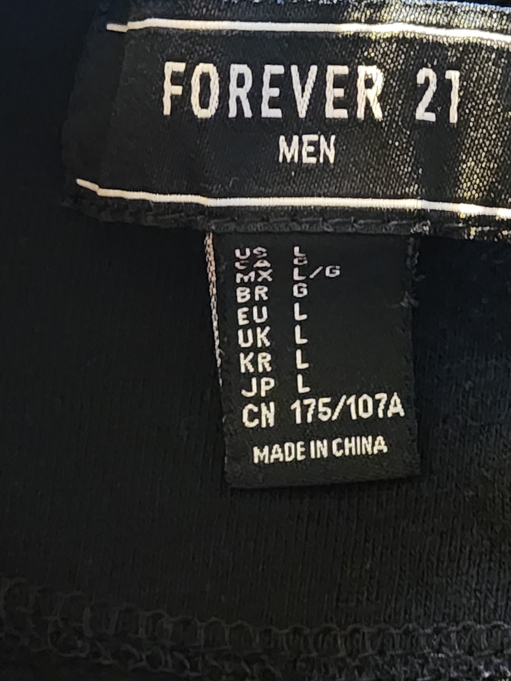 Forever 21 Black Crewneck Sweater with White Bulldog Embroidery - Picture 3 of 6